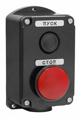Пост кнопочный ПКЕ 212-2 У3 IP40 красн.гриб (пластик)
